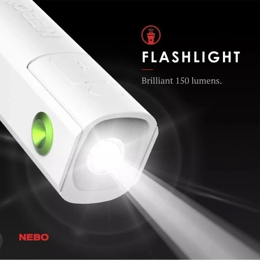 NEBO PAL-360 Power Bank Light Fan USB-C Rechargeable New